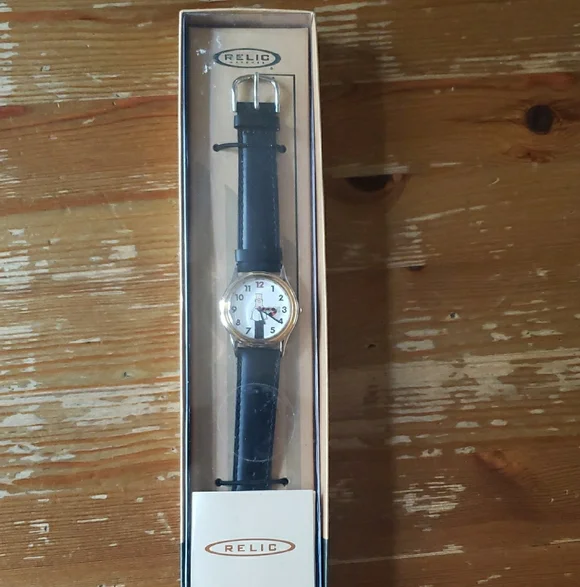 Black and Gold Cartoon Character Watch - bibarnabloc.cat display picture 3